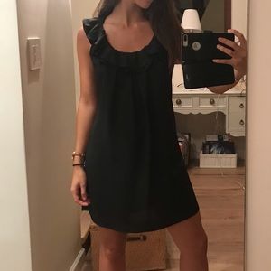 Cute Little Black Ruffled Dress